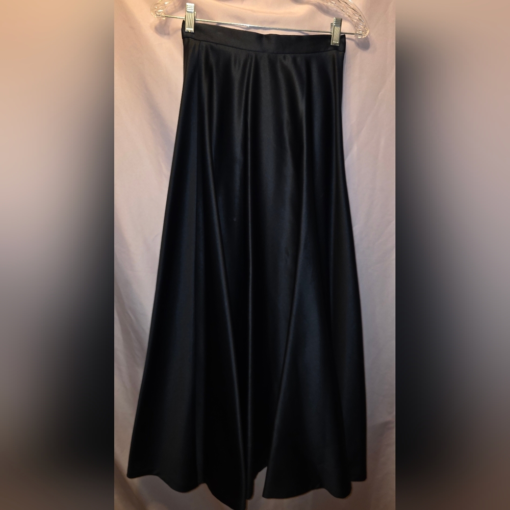 Tadashi Long Satin Skirt Womens Size 4 (Janni #21)